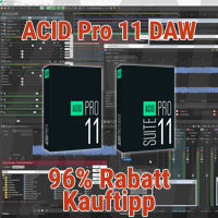 ACID Pro 11 DAW Musiksoftware - 96% Rabatt - Kauftipp