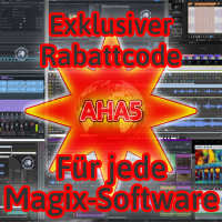 Für jede MAGIX-Software exklusiver Rabattcode AHA5