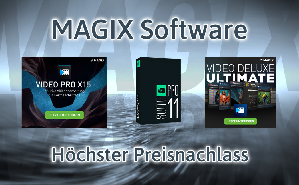 Der höchste Preisnachlass für Magix-Software im Januar