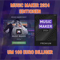 Music Maker Editionen für eigene Musik um 100 € billiger