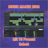 Music Maker 2026 für eigene Songs mit 10% Rabatt