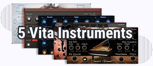 Virtuelle Vita Instrumente im Music Maker 2024 Ultimate