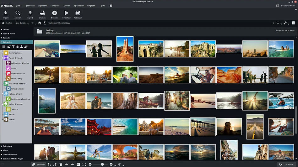 Unkomplizierte und günstige Verwaltungssoftware für Bilder und Videos