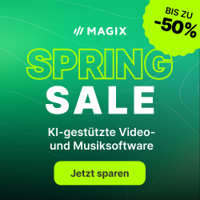 Videobearbeitung, Musikproduktion etc. billig im Spring Sale