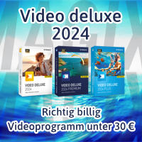 Video deluxe 2024 richtig billig - Videoprogramm unter 30€