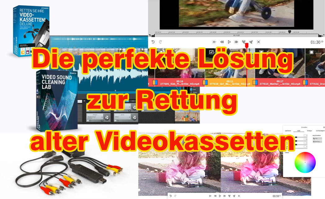 Die perfekte Lösung für die Rettung alter Videokassetten