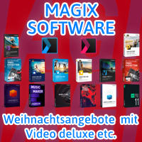 Weihnachtsangebote mit Video deluxe, Audiosoftware etc.