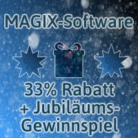 MAGIX-Software mit 33% Rabatt + Jubiläums-Gewinnspiel