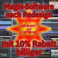 Magix-Software nach Redesign mit 10% Rabatt billiger