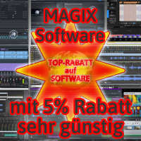 Fast jede Magix-Software mit 5% Rabatt sehr günstig
