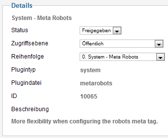 Meta Robots - Details