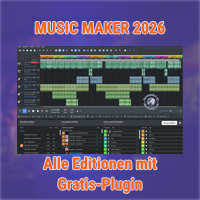 Music Maker 2026 - Alle Editionen mit Gratis-Plugin für Kick