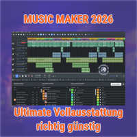 Music Maker 2026 Ultimate Vollausstattung richtig günstig