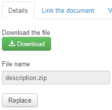 Download - Replace