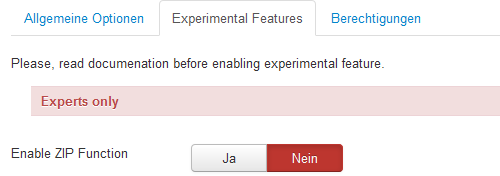 phoca-commander-optionen-experimentell