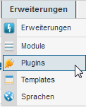 Phoca Site - Erweiterungen - Plugins