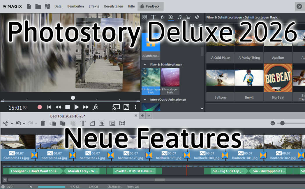 Neue Features der Photostory Deluxe 2026