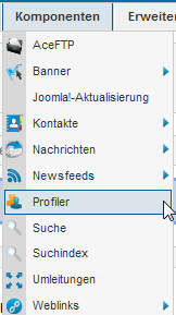 Profiler - Menü