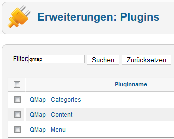 Qlue Sitemap - Plugins