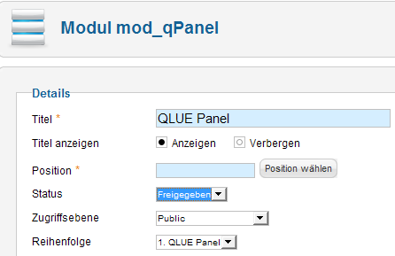 QPanel - Details