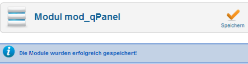 QPanel - Speichern