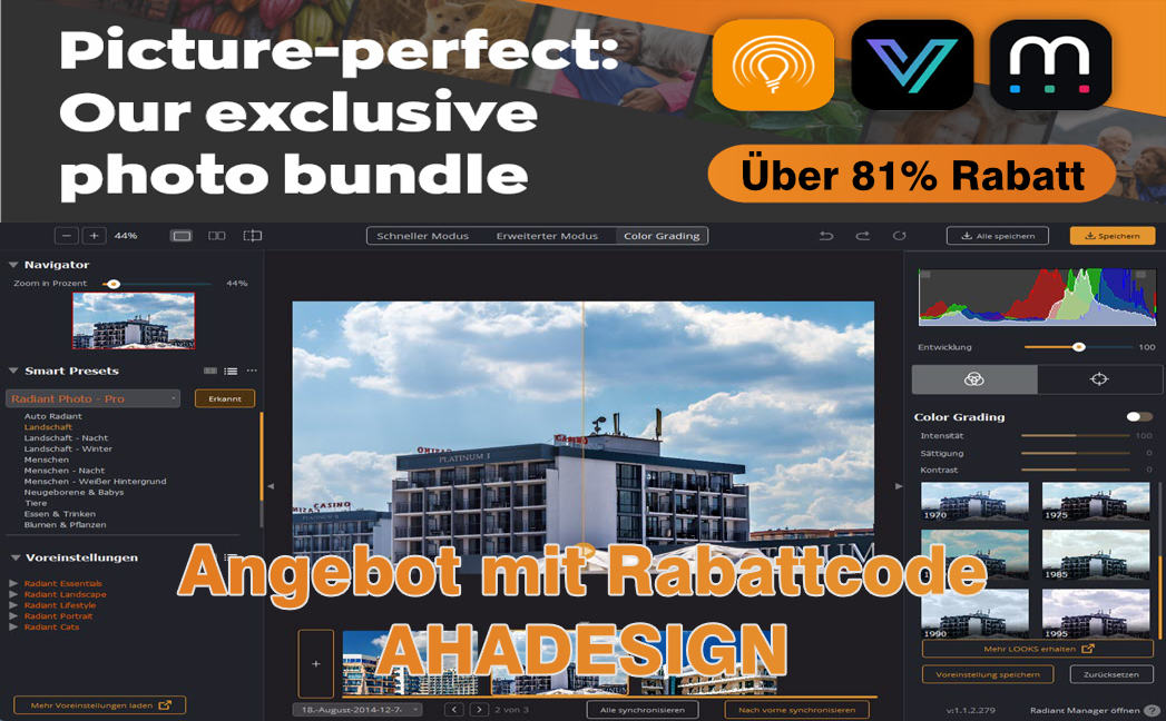 Radiant Photo - Picture-Perfect-Deal und exklusiver Rabattcode