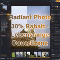 Radiant Photo 30% Rabatt - Lebenslange Dauerlizenz