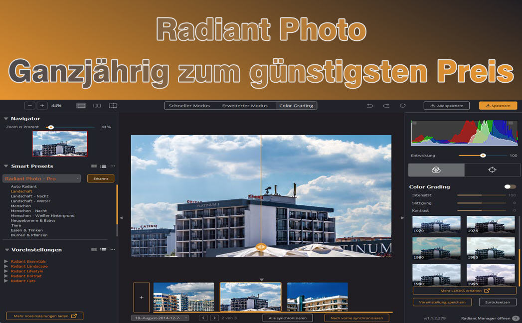 Radiant Photo ganzjährig immer zum günstigsten Preis