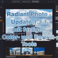 Radiant Photo 1.3.1 mit fertigen Color- und Porträt-Tools