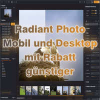 Radiant Photo Mobil und Desktop mit Rabatt günstiger