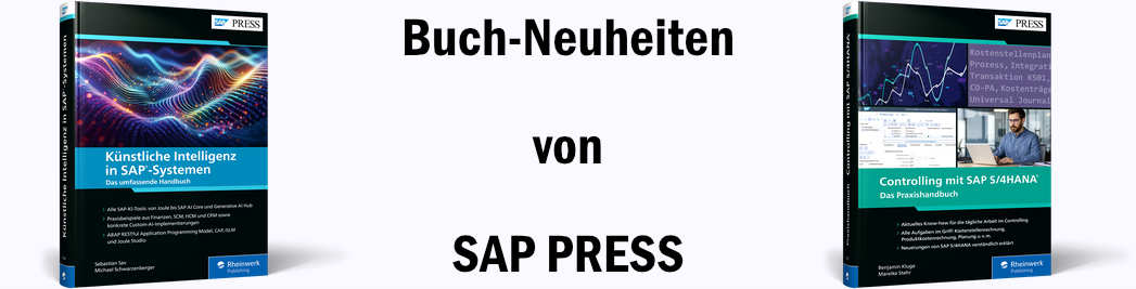 Die Buch-Neuheiten von SAP PRESS