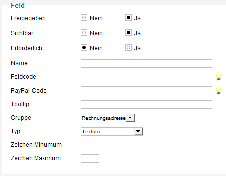 Seminar Manager - Feld Code