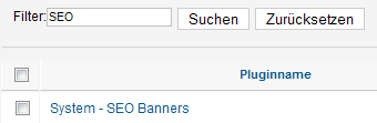 SEO Banners - Filter