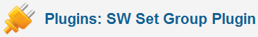 SetGroup - Plugin