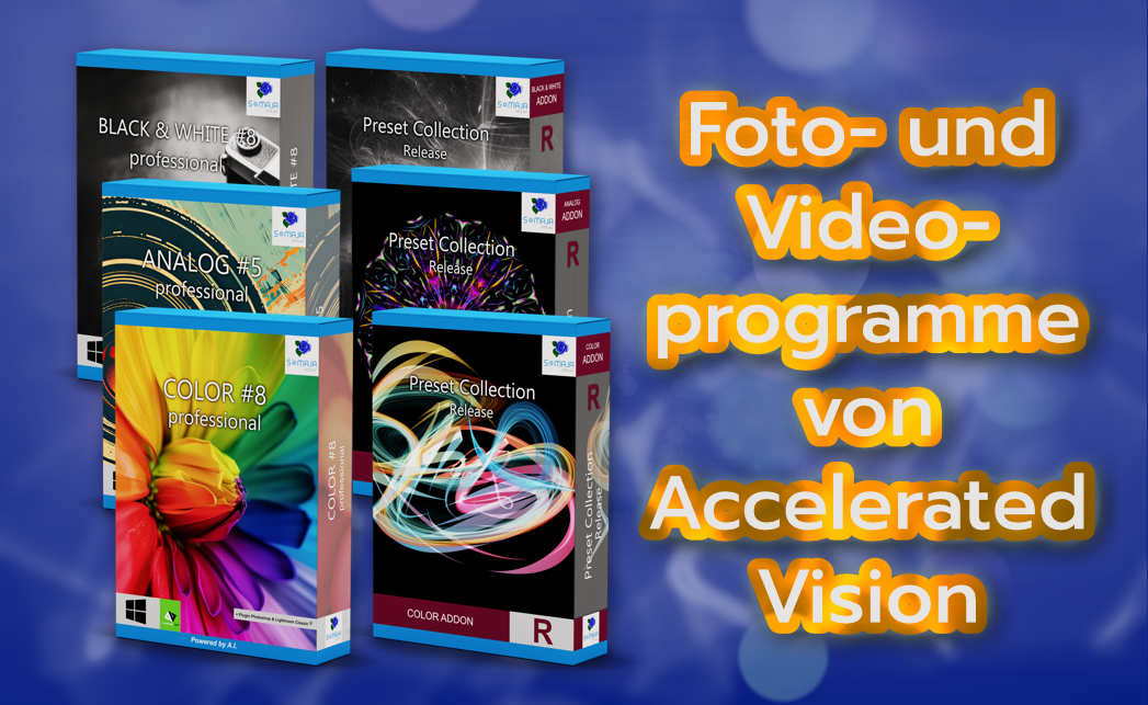 Fotoprogramme und Videosoftware von Accelerated Vision