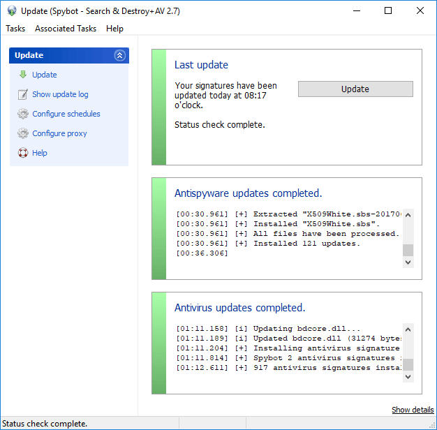 Spybot Update