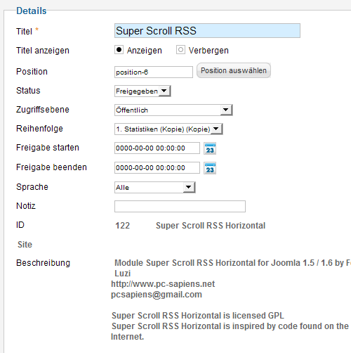 Superscroll - Details