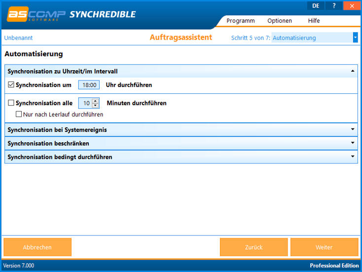 synchredible-automatisierung