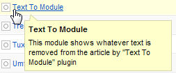 Text To Module