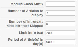 Slider Parameter