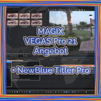 Videosoftware VEGAS Pro 21 Angebot + NewBlue Titler Pro