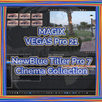 VEGAS Pro 21 mit NewBlue Titler Pro + Cinema Collection
