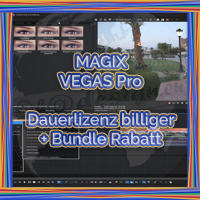 MAGIX VEGAS Pro Dauerlizenz billiger - Bundle Rabatt