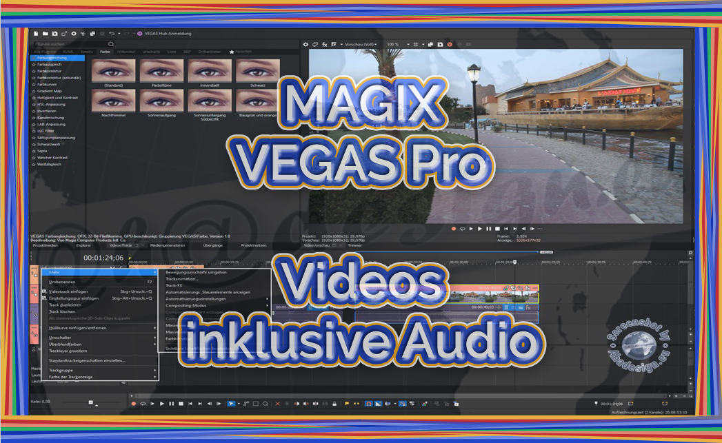 MAGIX VEGAS Pro - Videos - Audio