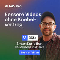 Ganzjährig die niedrigsten Preise für VEGAS Pro auf unserer Angebotsseite