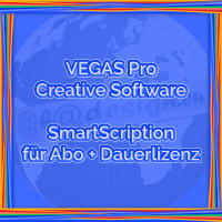 VEGAS Pro Video mit SmartScription für Abo + Dauerlizenz
