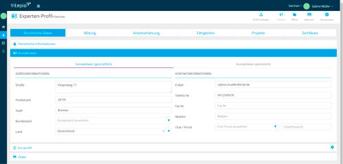 vitapio-portal-experten-profil-persoenliche-daten