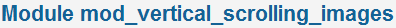 Vertical Scrolling Images