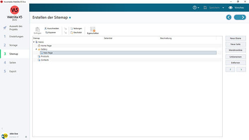 websitex5evo-sitemap