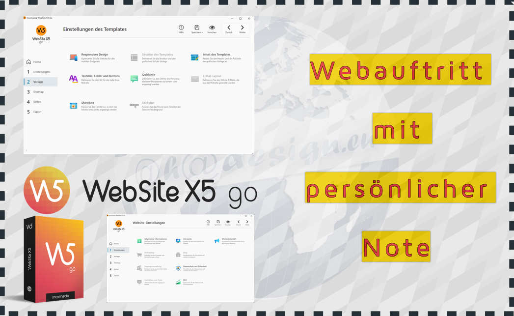Webauftritt mit persönlicher Note Webauftritt mit persönlicher Note